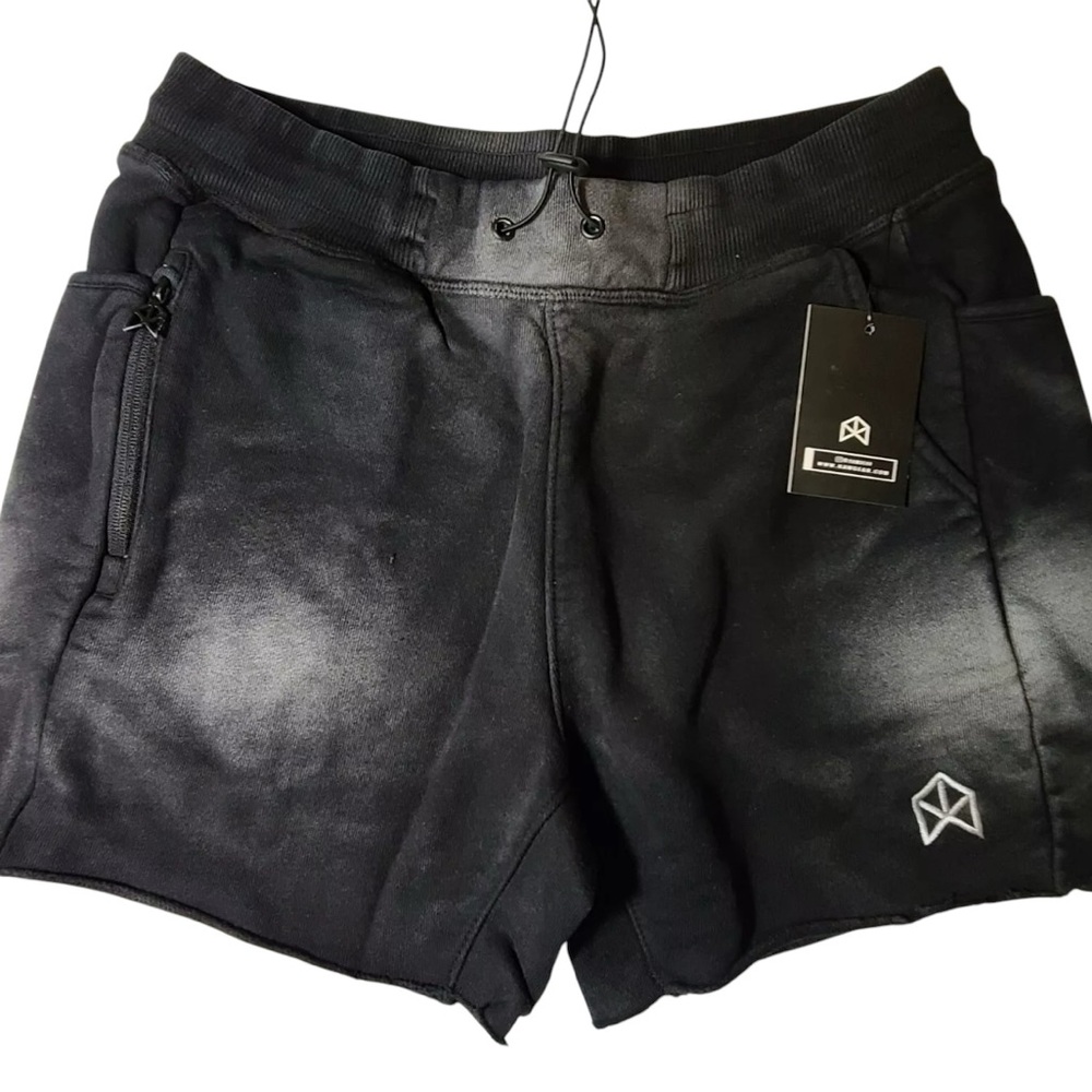 RawGear Men’s Heritage‎ Shorts Distressed Black Size  Small NWT